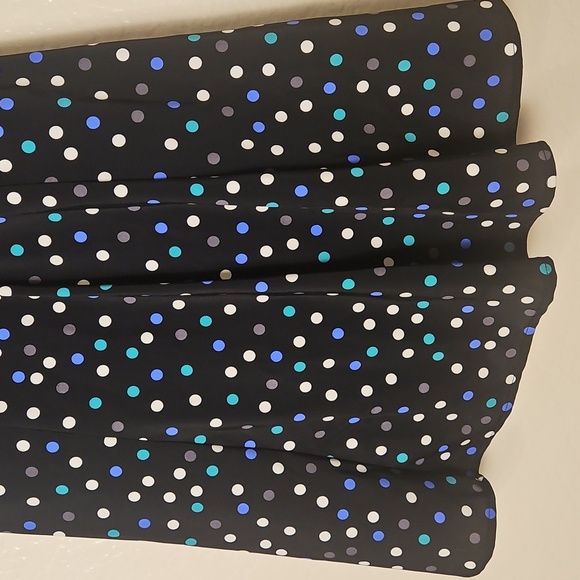 Black Polka Dot Swimdress Tankini Style One-Piece – Size 12 - Picture 5 of 11